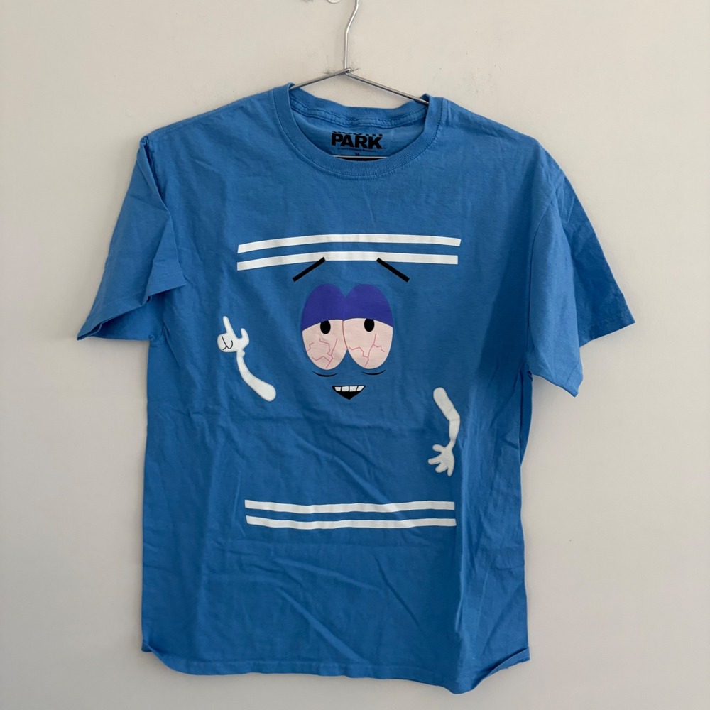 South Park Towelie Graphic T-Shirt Blue Mens Size M 2023 Comedy Partners